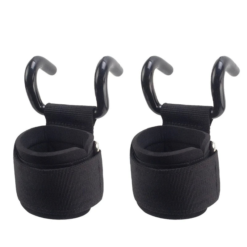 Weight Lifting Hook Grips Wrist Wrap Gym Pull Up Support Straps Powerlifting Gloves