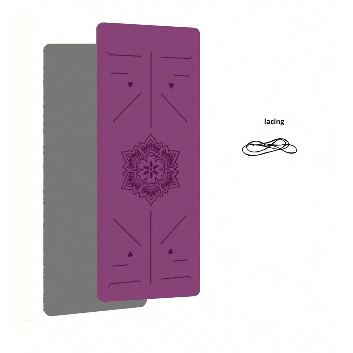 Eco Friendly Anti Slip Yoga Mat Pilates Fitness Exercise Mat