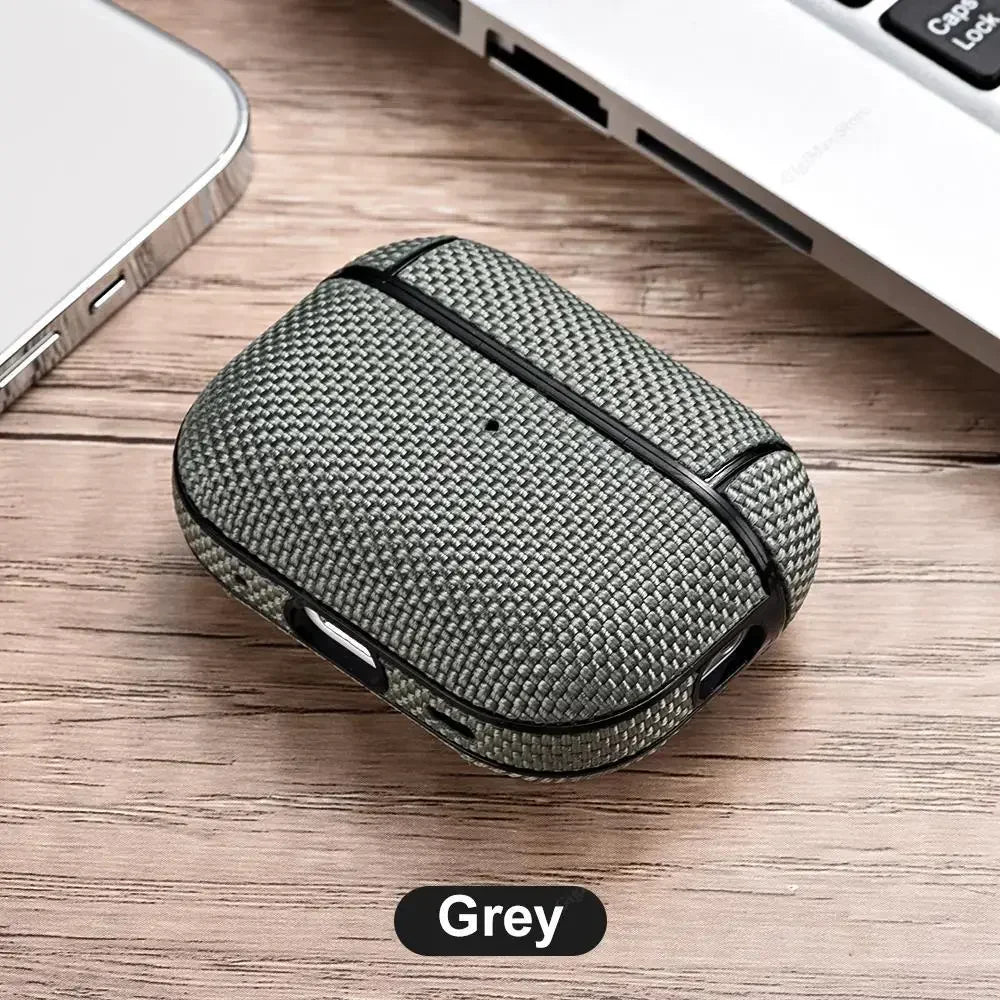 Shockproof Fabric AirPods Case Cover with Carabiner for AirPods 4 3 Pro 2 Protective Wireless Charging Earbuds Case