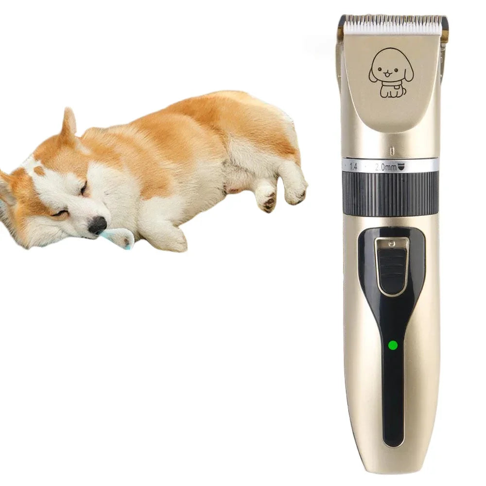 Dog & Cat Grooming Clipper – Electric Pet Hair Trimmer with Adjustable Length