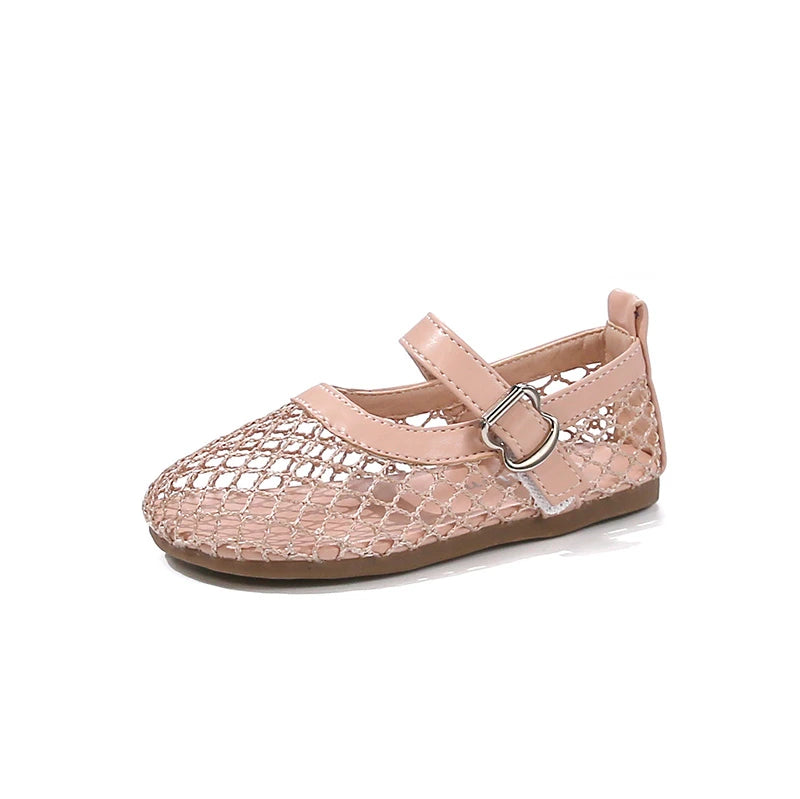 Kids Breathable Princess Flats Soft Summer Shoes
