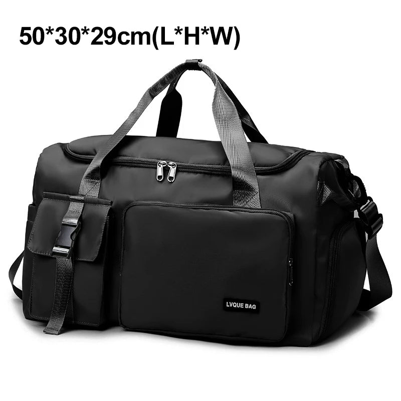 Waterproof Gym Bag Women Travel Duffel Wet Dry Swimming Shoulder Fitness Weekender Bag