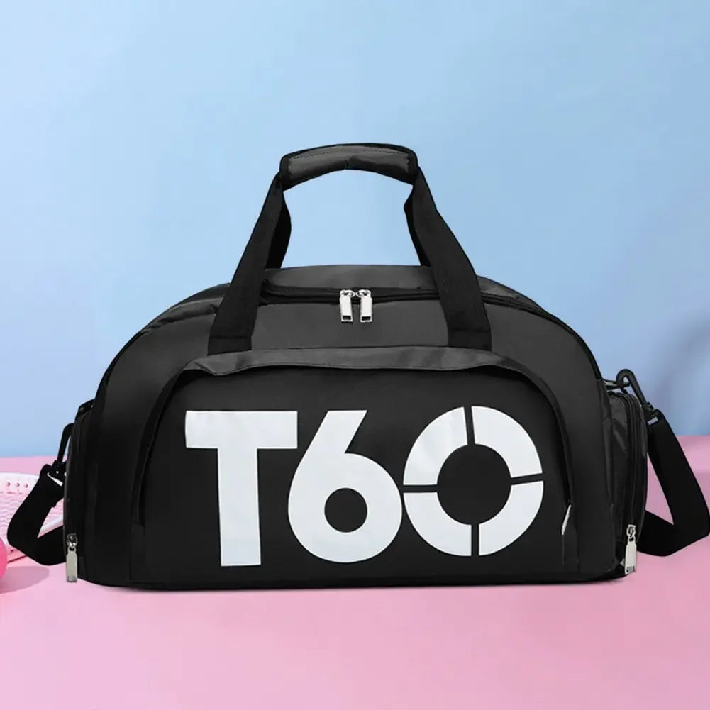 Gym Duffle Bag Large Capacity Waterproof Fitness Bag With Shoe Compartment