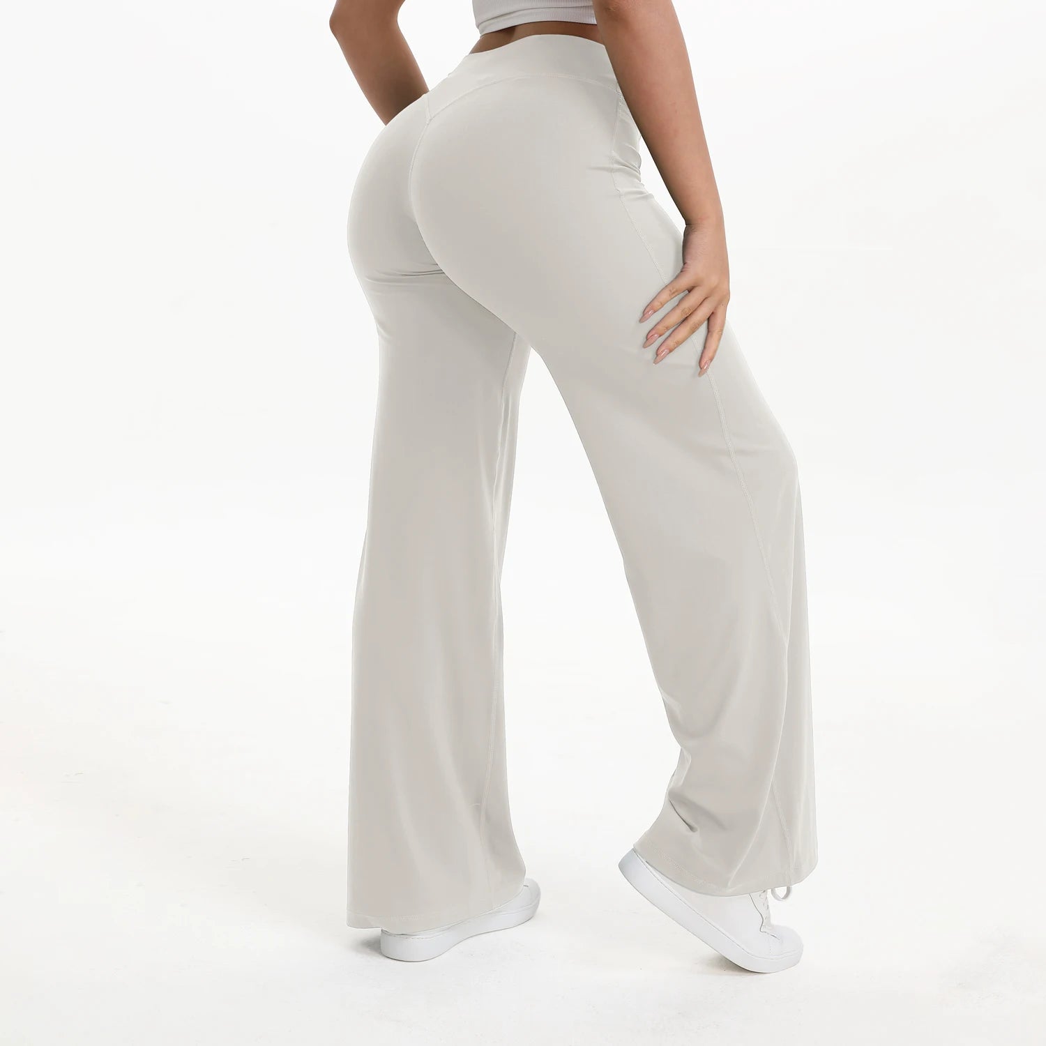 Flare Yoga Pants Women High Waist Bootcut Gym Leggings Fitness Trousers
