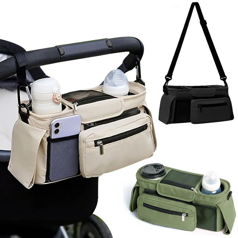 Baby Stroller Organizer Bag Large Capacity Hanging Diaper Bag