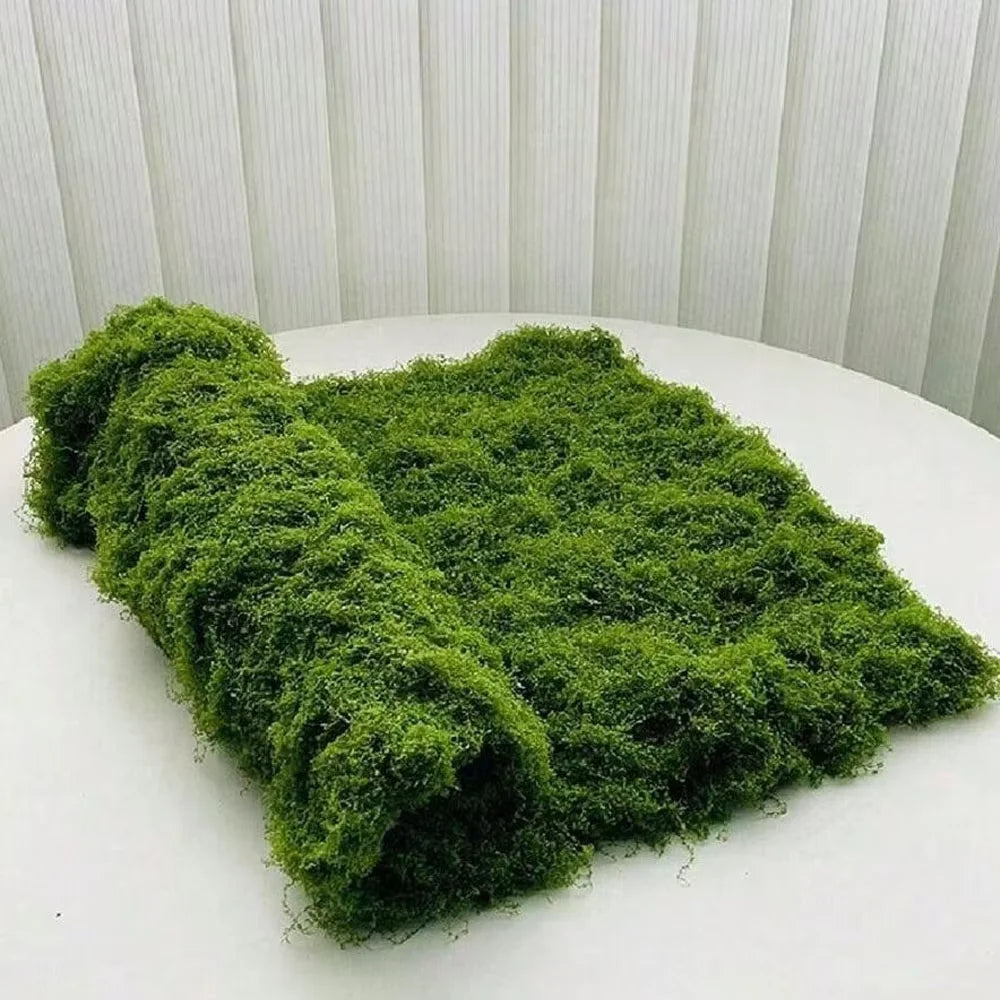 Artificial Moss Grass 1x1m Faux Green Plant Mat DIY Garden Home Decor
