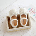 Baby Girls Mary Jane Flats Butterfly PU Leather Shoes for Kids