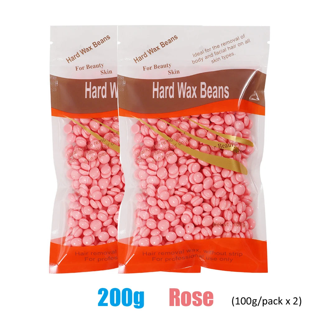 Hard Wax Beans – 500g Hair Removal Wax for Face, Legs & Body, No Strip Needed