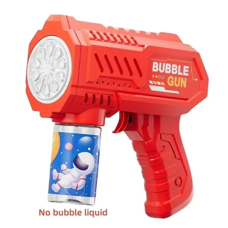 Unicorn Bubble Gun Automatic Bubble Blower Toy Electric Bubble Machine Kids Outdoor Party Soap Bubble Maker
