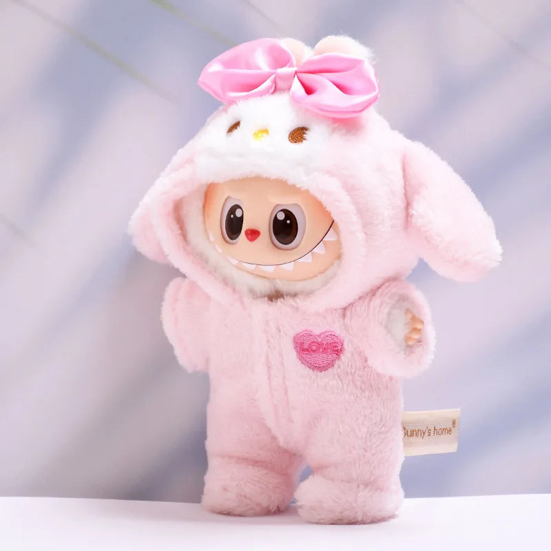 Mini Monster Doll Outfit Set 17cm with Hat and Shoes