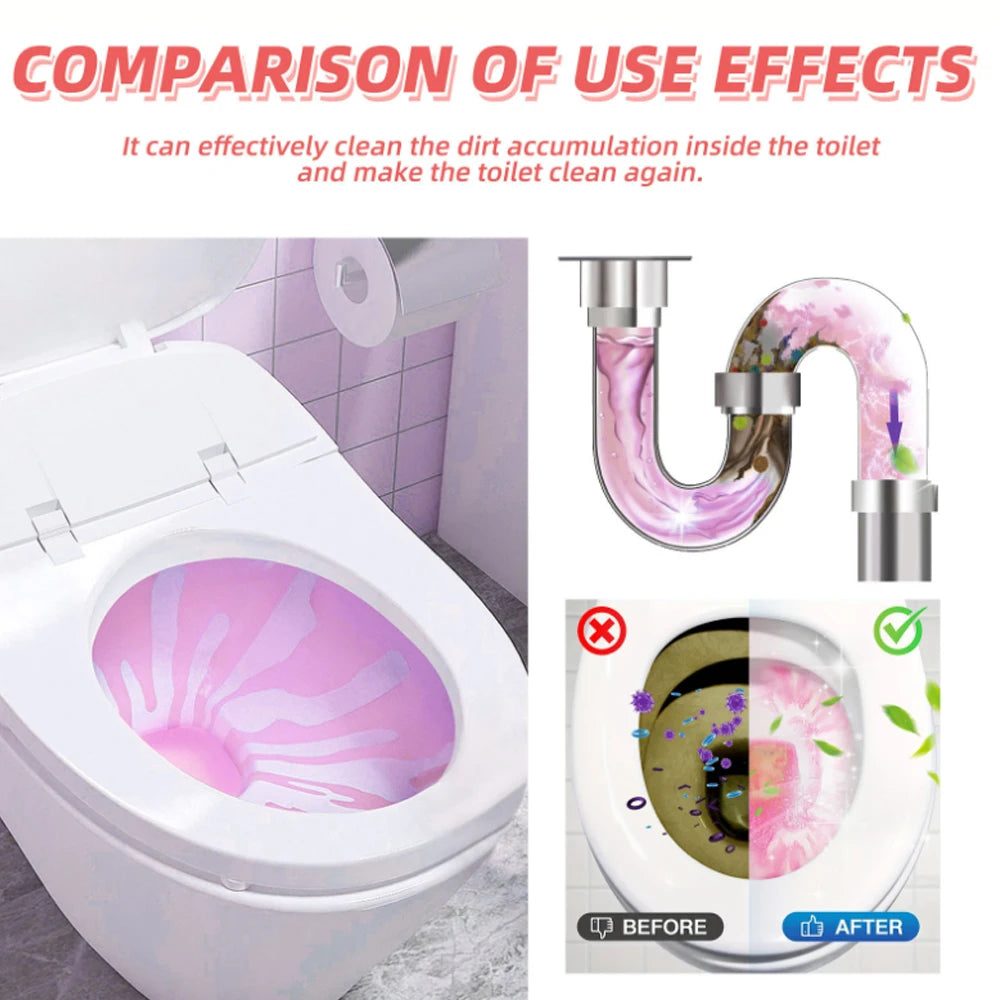 Toilet Cleaning Tablets Deodorizing Stain Remover 3 20pcs