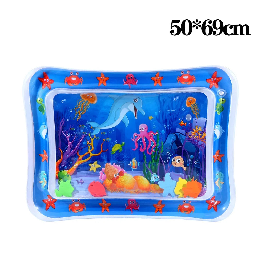 Cat Water Sensory Play Mat – Inflatable Fish Play Pad for Interactive Indoor Fun