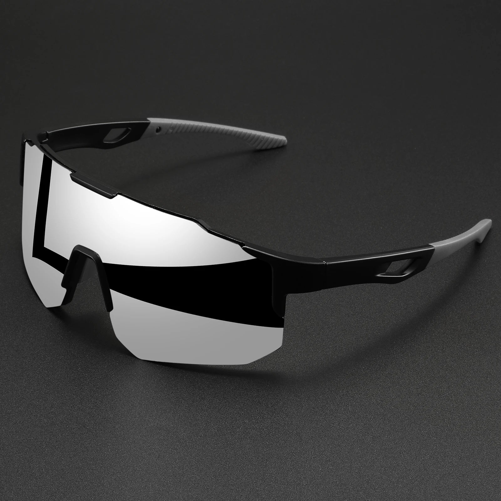 Oversized Sport Sunglasses UV400 – Wraparound Cycling Running Outdoor Glasses