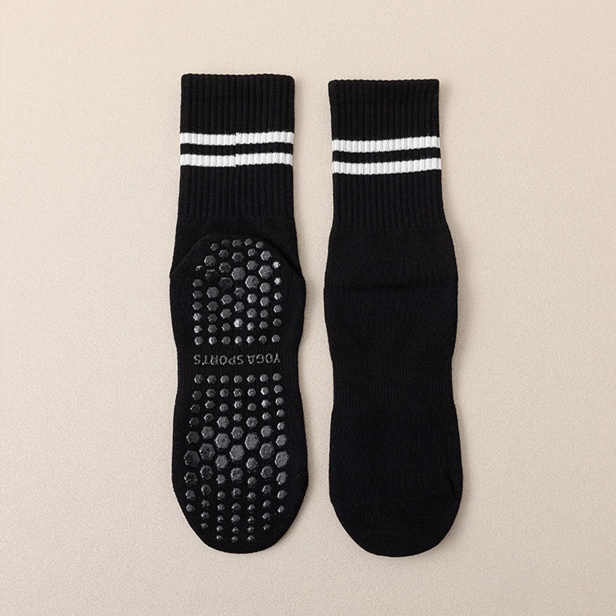 Women Pilates Yoga Grip Socks Non Slip Barre Socks 4 Pairs Set
