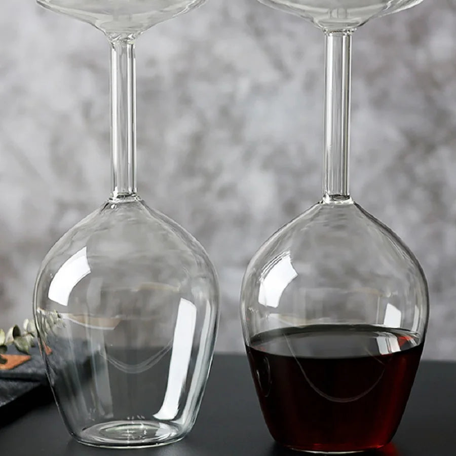 13.5oz Inverted Wine Glass Cocktail Spirits Glass for Home Bar Restaurant