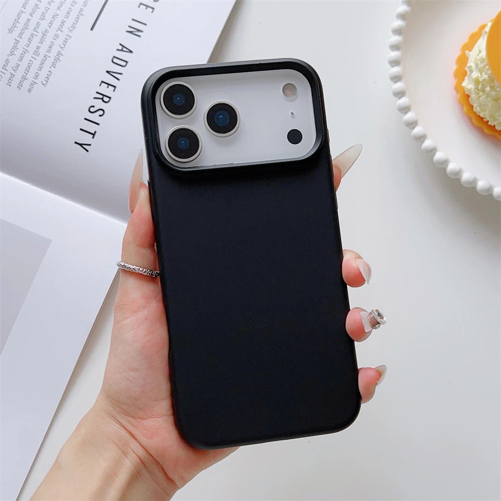 Matte Candy Color Liquid Silicone Shockproof iPhone Case