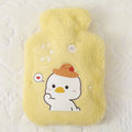 Cartoon Plush Rabbit Bear Hot Water Bottle Velvet Hand Warmer Cute Portable Water Bag