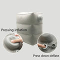 Inflatable Travel Footrest Pillow for Airplane Car Bus