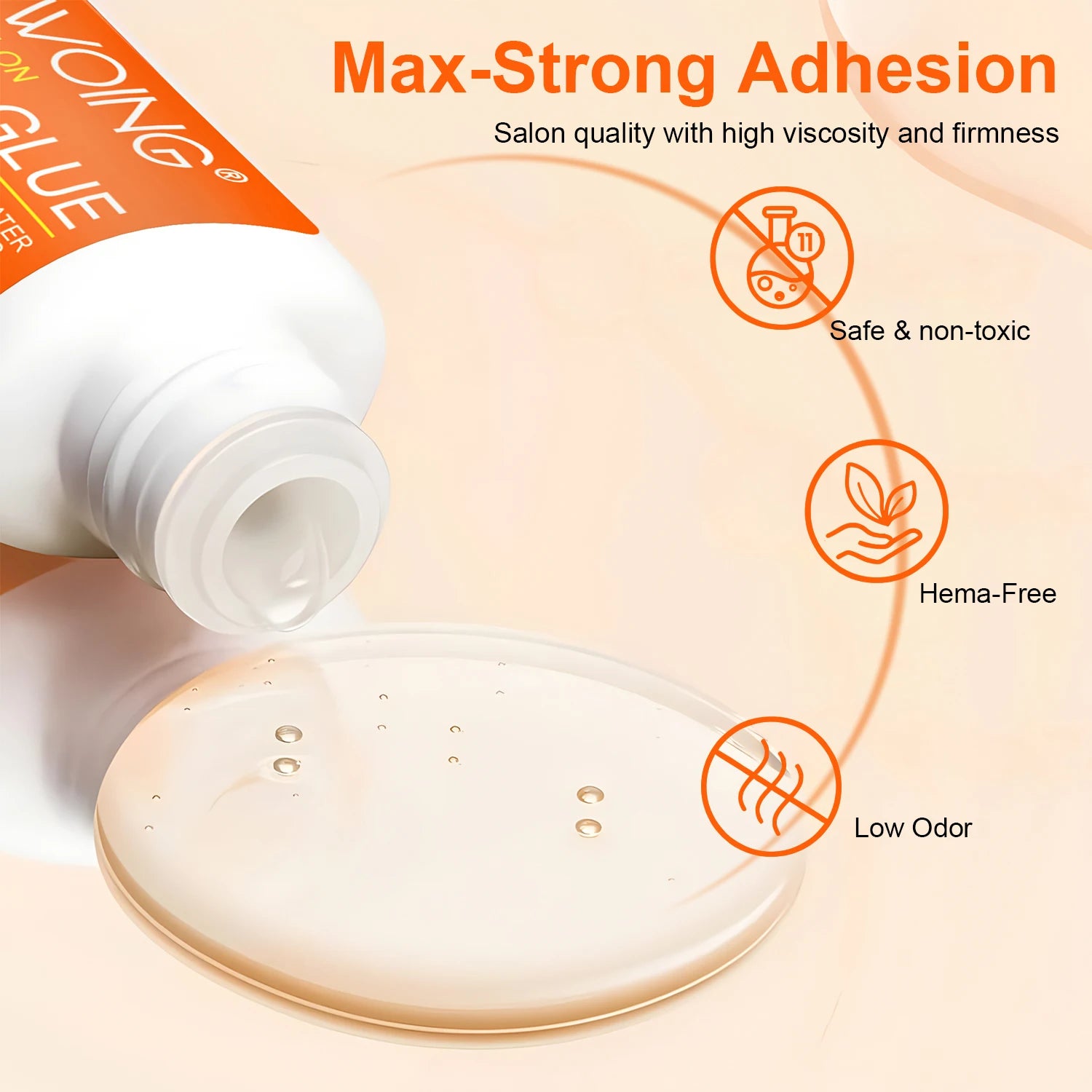 Quick Dry Nail Glue – Strong Waterproof Adhesive for Press-On & Acrylic Nails