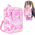 Doll Backpack Bag Cute Flower Handbag Kids Carry Storage Gift Christmas Birthday