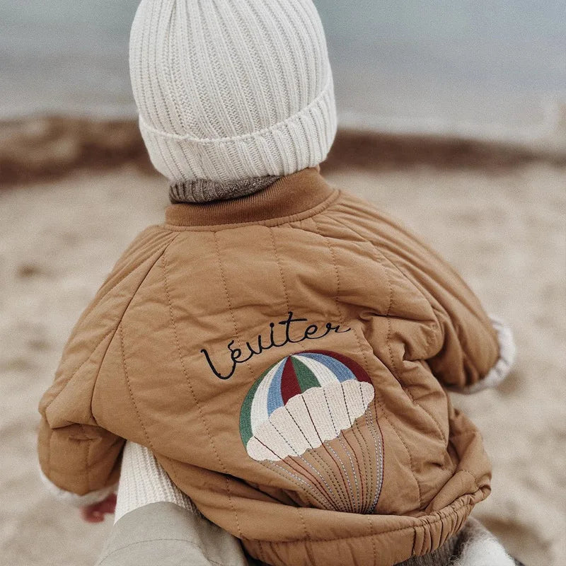Kids Warm Thickened Cotton Jacket Winter Coat for Girls & Boys 1–6 Years