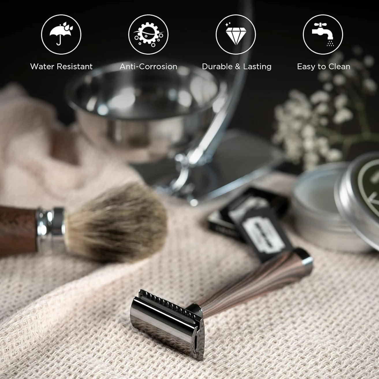 Double Edge Safety Razor 5 Blades
