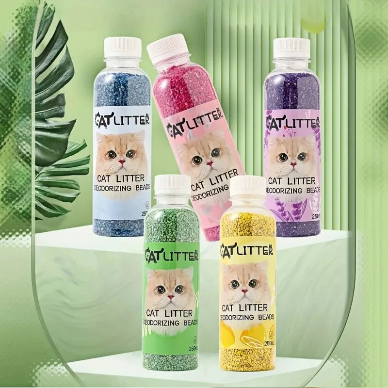 Cat Litter Deodorizer Beads – Odor Eliminator for Fresh, Clean Litter Boxes