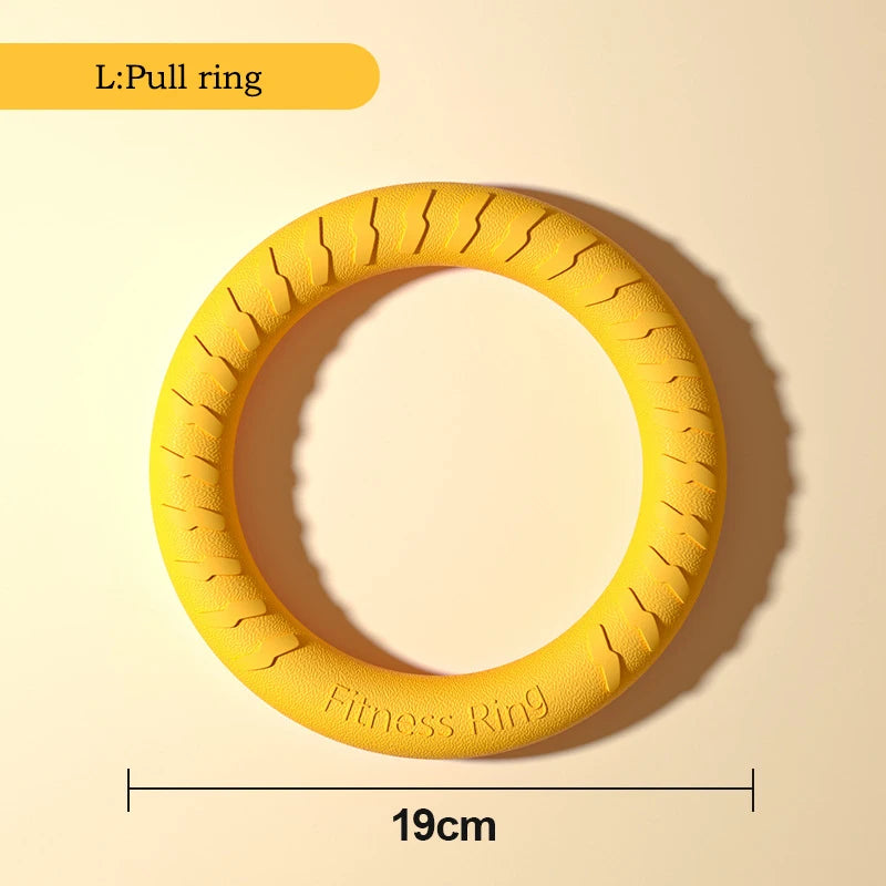 4 Pack Durable Dog Toy Set Flying Disc Ball Tug Rope