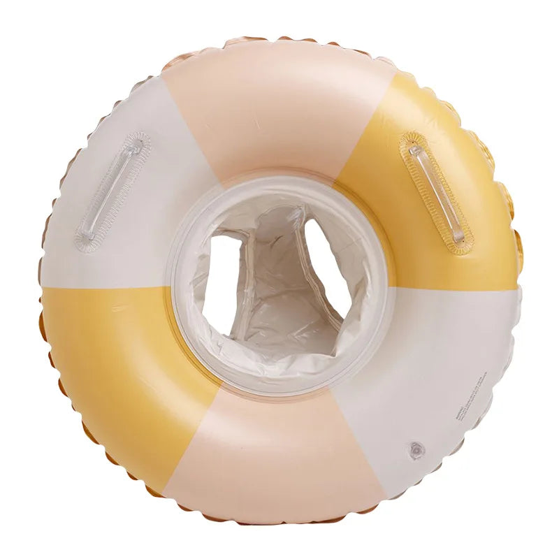Baby Pool Float Ring with Sunshade Inflatable Swimming Float for 3–36 Months