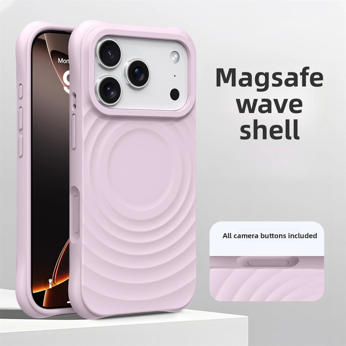 Official Water Ripple Silicone MagSafe Magnetic Soft iPhone Case