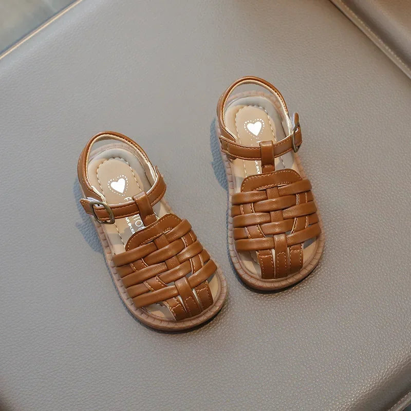 Kids Braided Summer Sandals Casual Beach Shoes