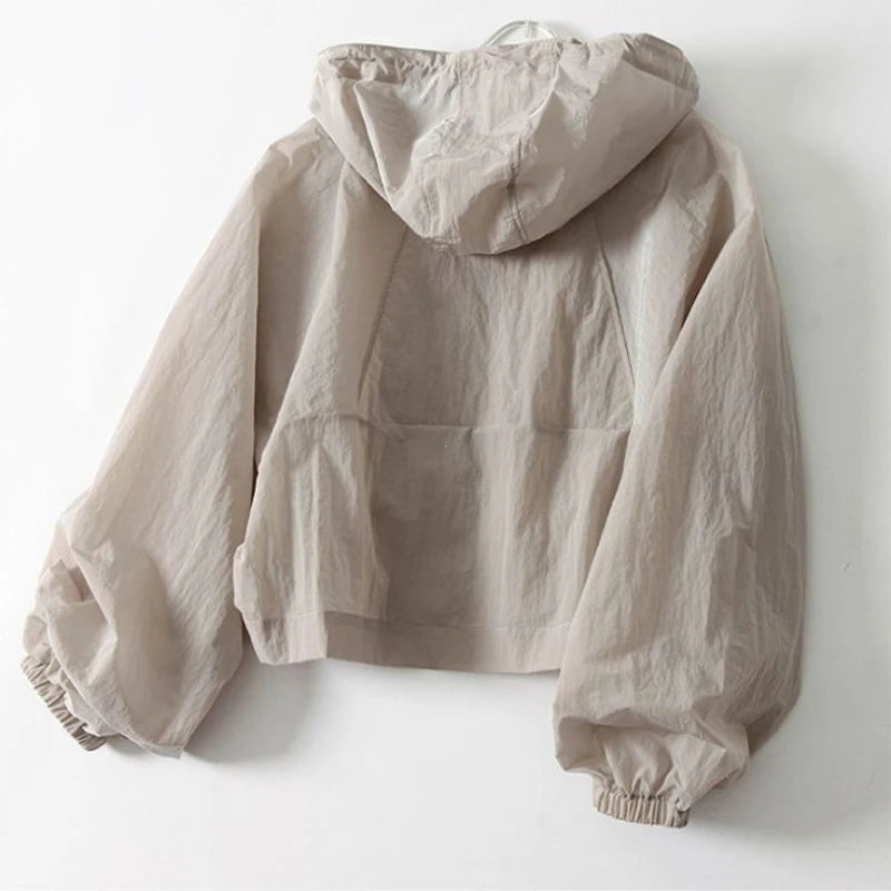 Womens UV Protection Jacket Lightweight Quick Dry Long Sleeve Summer Outdoor