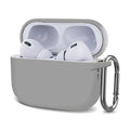 Silicone AirPods Case with Carabiner Shockproof Protective Cover for AirPods 1 2 3 Pro Pro 2