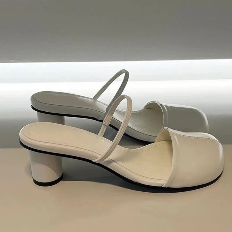 Summer Slip On Mule Slippers for Women Closed Toe Slides