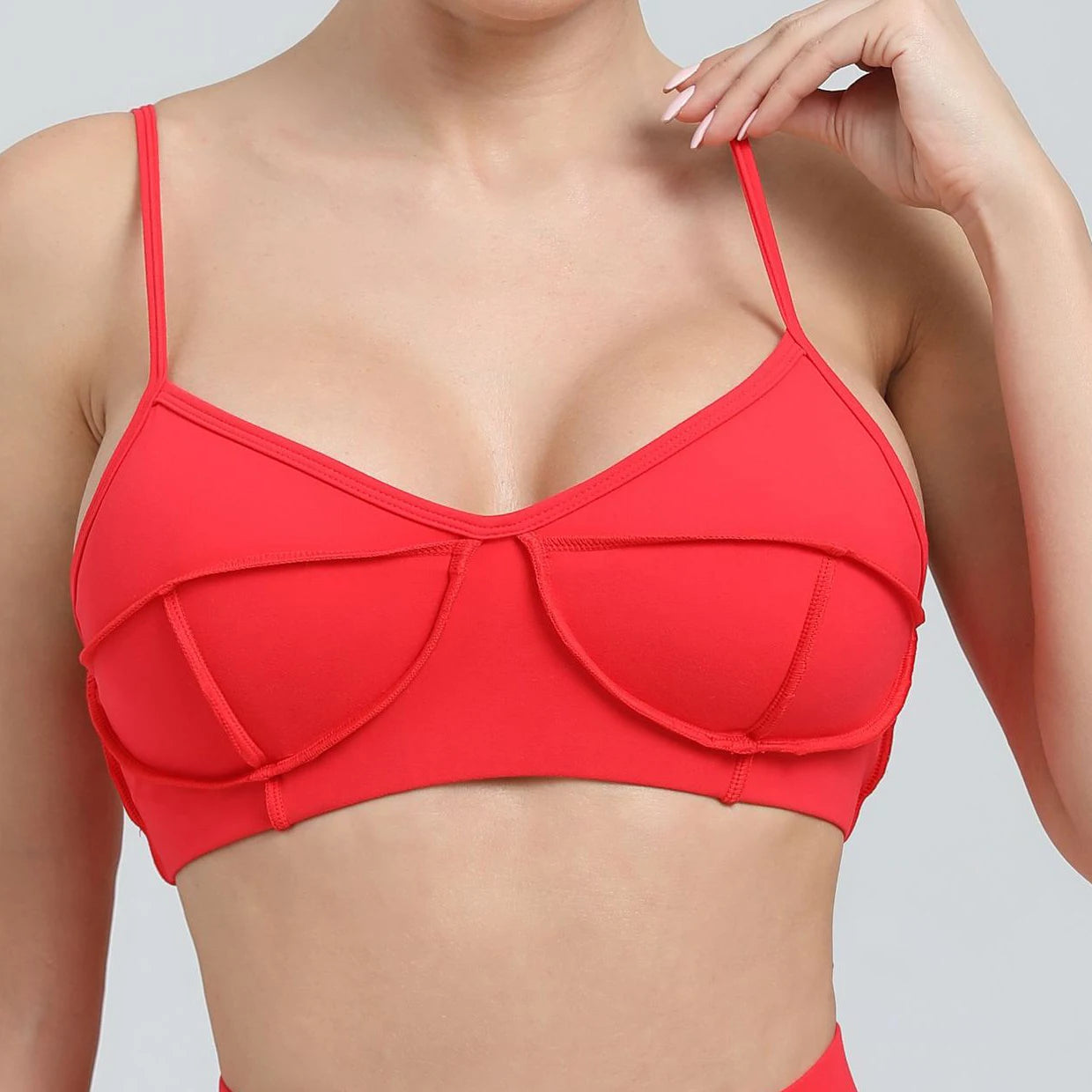 Women Seamless Yoga Set Push Up Sports Bra High Waist Leggings Gym Workout Outfit