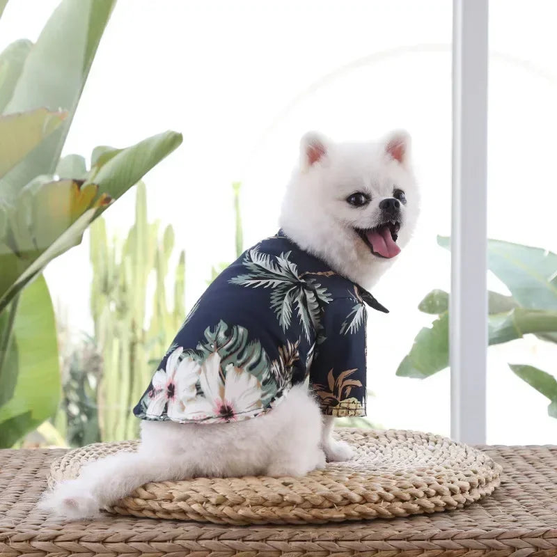 Dog Shirt Summer – Beach Clothes for Small & Medium Dogs, Puppy, French Bulldog & Pug