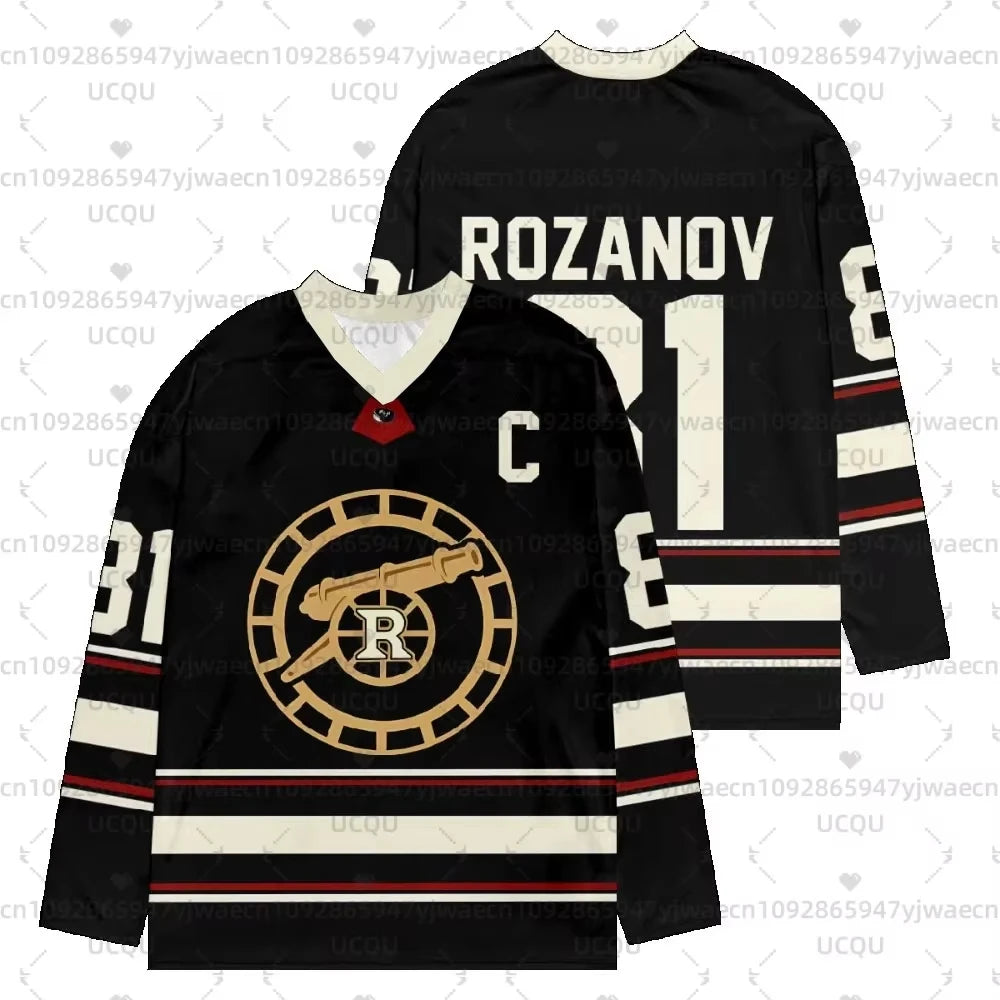 Heated Rivalry Hockey Jersey Long Sleeve V Neck Unisex Pullover Sports Tee Top