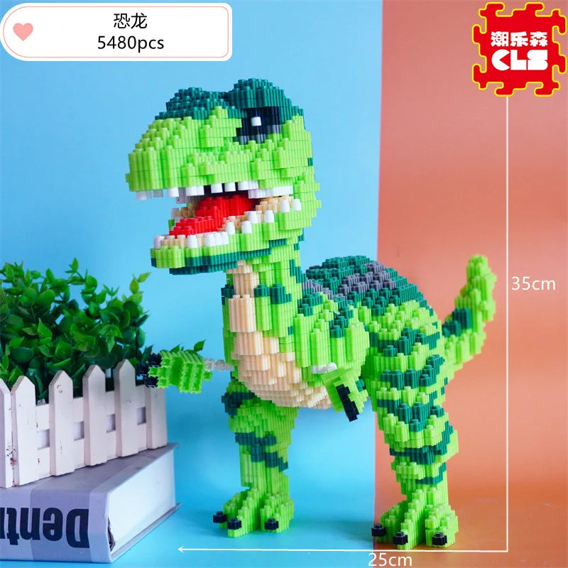Disney Dinosaur Building Blocks Small Particle Puzzle Toy Children Gift
