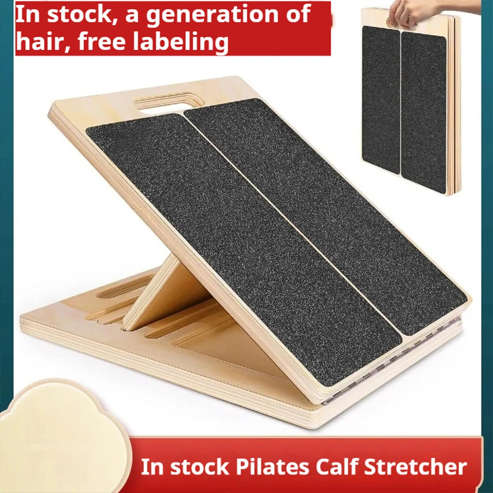 Adjustable Wooden Slant Board for Calf Stretching