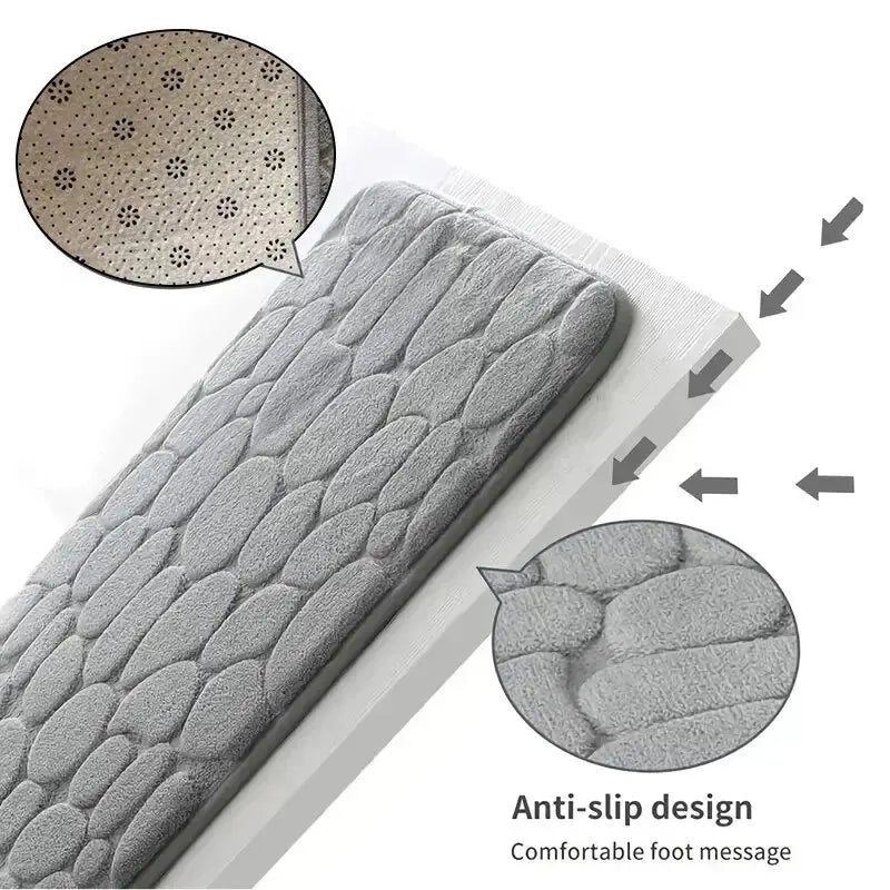 1pc Embossed Fiber Carpet