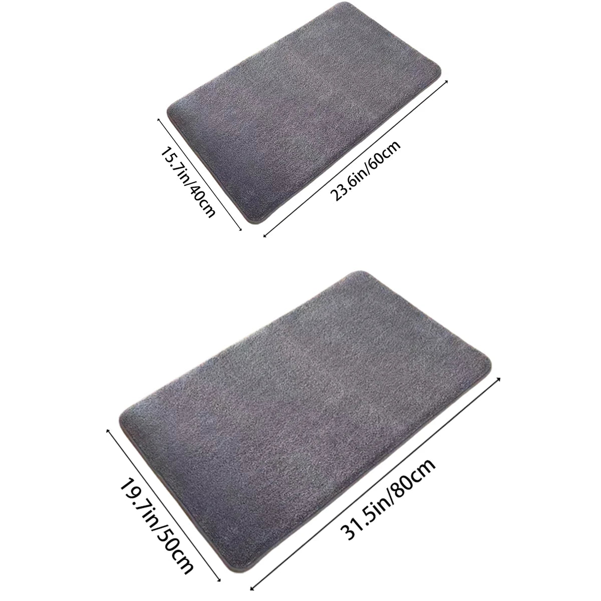 Super Absorbent Bath Mat Non Slip Bathroom Floor Rug