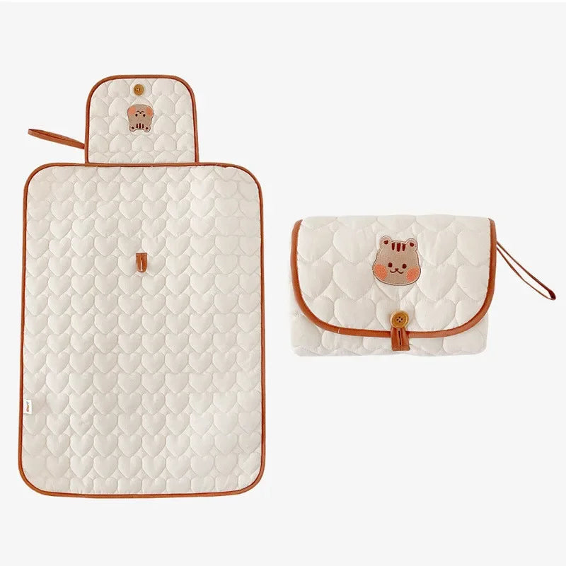 Foldable Baby Diaper Changing Pad Waterproof Travel Nappy Mat for Newborns