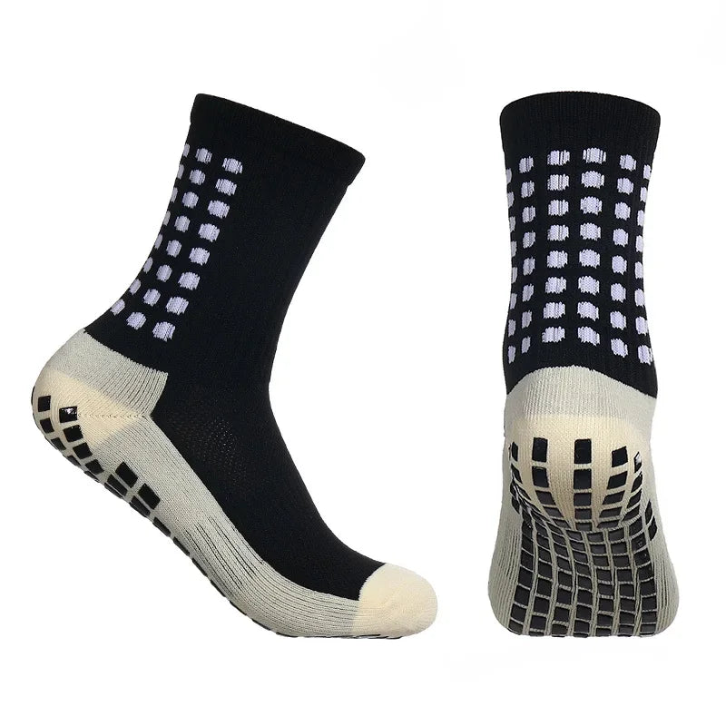 Anti Slip Football Grip Socks Silicone Bottom Breathable Sports Running Cycling Training Socks Men Women