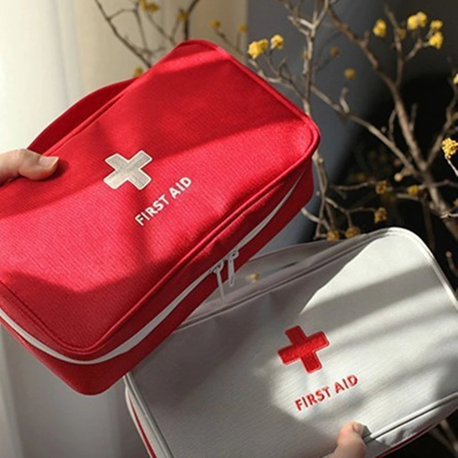 Portable First Aid Kit Travel Medical Storage Bag Waterproof Emergency Organizer Medicine Pouch Outdoor Survival Kit Case