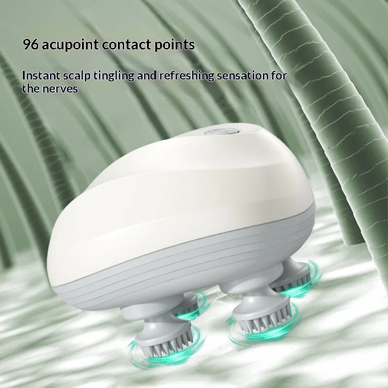 Waterproof Electric Scalp Massager Portable Head Massage Tool