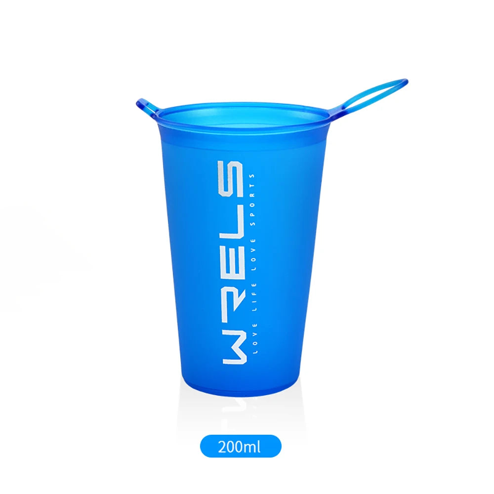 Foldable Sports Water Cup 200ml – Portable Collapsible Running Hiking Travel Cup