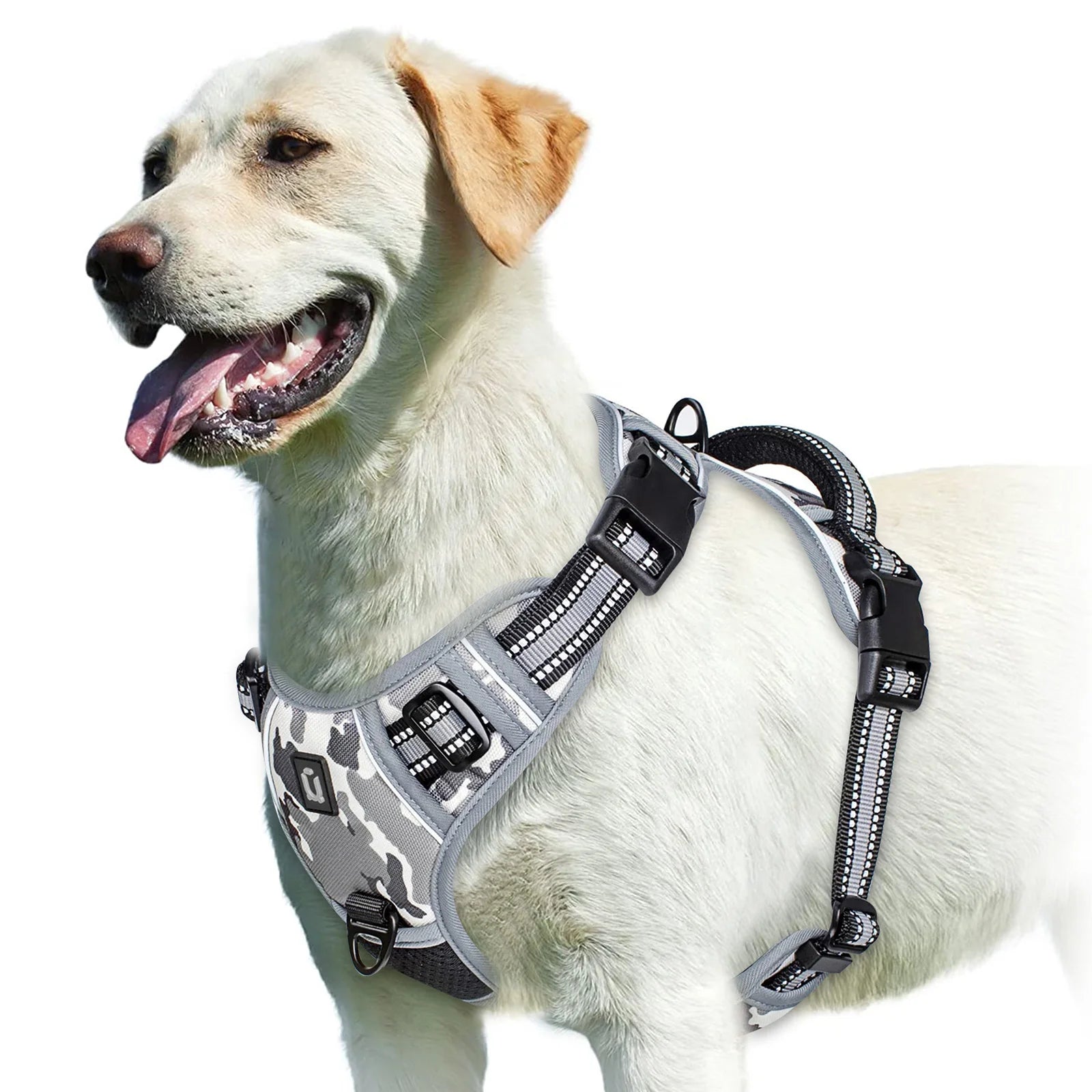 No Pull Dog Harness Adjustable Padded Pet Vest with Control Handle