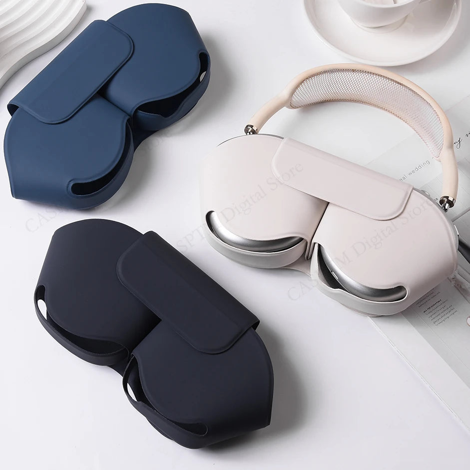 PU Leather AirPods Max Case Anti Scratch Waterproof Headphone Cover