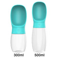 Portable Dog Water Bottle with Bowl 300/500ml Pet Travel Drinking Dispenser