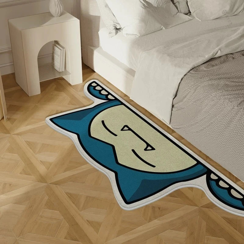 Snorlax Anime Carpet Soft Durable Home Decor Pokémon Fan Gift